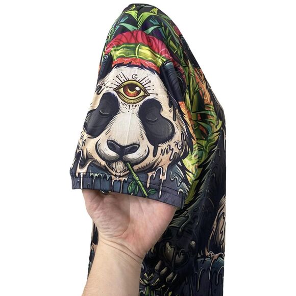 WAZ Shop Boys Shirt Multicolor Full Graphic Print Short Sleeve Size Medium - Picture 5 of 9